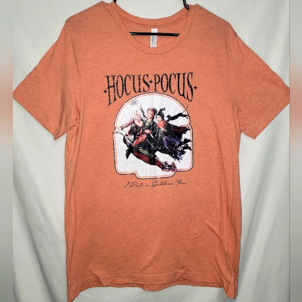 Hocus Pocus Orange Graphic Tee - Unbranded